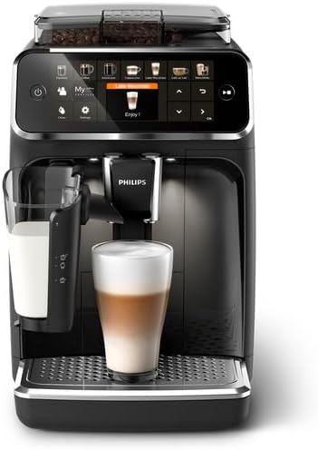 Serie 5400 Kaffeevollautomat (EP5441/50) – Espressomaschine für 12 Getränke, schnell reinigendes LatteGo System, intuitives TFT-Display, anpassbare Kaffeeeinstellungen