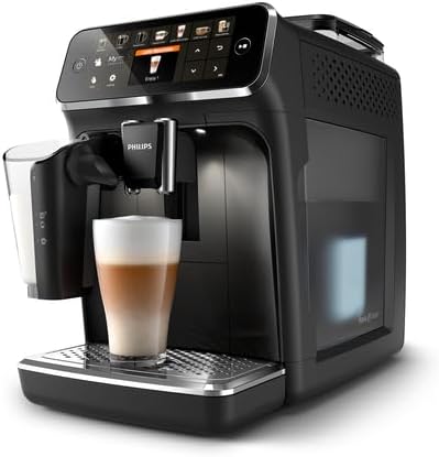 Serie 5400 Kaffeevollautomat (EP5441/50) – Espressomaschine für 12 Getränke, schnell reinigendes LatteGo System, intuitives TFT-Display, anpassbare Kaffeeeinstellungen
